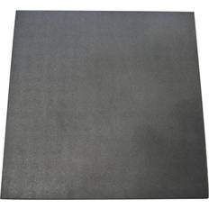 Gray Laminate Flooring Rubber-Cal Eco-Sport Interlocking Tiles 3/4 x 19.5 x 19.5 Inch 10 Pack 28 Square Feet Coverage Black