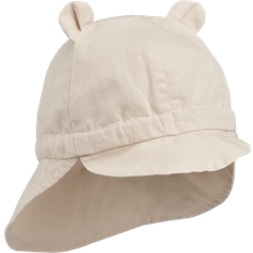 Bomull Solhatter Liewood Gorm Linen Sun Hat - Sandy (LW17695-5060)