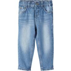 Mädchen - Slim-fit Hosen Name It Kid's Tapered Fit Jeans - Medium Blue Denim
