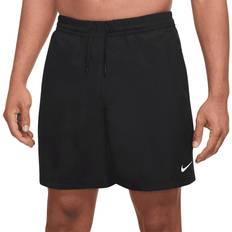 Yoga Shorts Nike Men's Form Dri-FIT 7'' Unlined Versatile Shorts - Black/White
