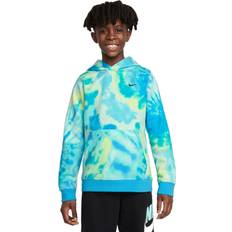 Nike Boys Club Pullover Hoodie Boys' Grade School Glacier Blue/Multi