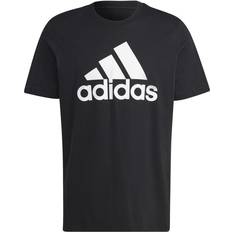 Adidas Herre T-skjorter adidas Essentials Single Jersey Big Logo T-shirt - Black