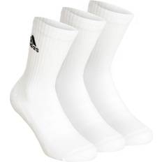 Bomull Sokker adidas Sportswear Cushioned Crew Socks 3-packs - White/Black