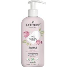 Haarpflege Attitude Baby Leaves 2-in-1 Shampoo & Body Wash Unscented 473ml