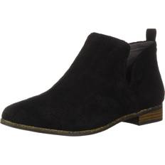 Synthetic Ankle Boots Dr. Scholl's Rate Bootie Boots Black Microfiber DRSCH