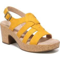Soul Naturalizer Womens Aki Slingback Sandals Yellow