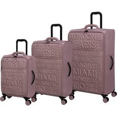Suitcase Sets IT Luggage Citywide 3 Softside Wheel Spinner