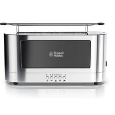 Glass toaster Russell Hobbs Stainless-Steel Extra-Wide-Slot