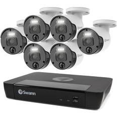 Swann 4k security system Swann 4K Upscale 8-Channel 6-Camera Masters