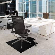 Protection & Storage on sale Floortex Advantagemat® Black Vinyl Lipped Chair Mat for Carpets - 45" 53" - Black 53.0 X