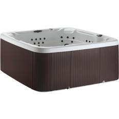 LifeSmart Hot Tubs LifeSmart LS700DX 7-Person 90-Jet 230v Spa with Waterfall Arctic