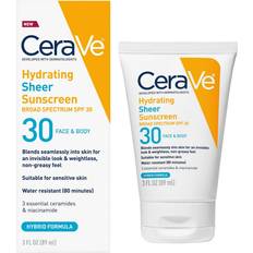 CeraVe Sunscreen & Self Tan CeraVe Hydrating Sheer Sunscreen SPF Body Mineral Chemical