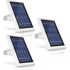 Solar Panels Wasserstein Solar Panel for Arlo Ultra 2 and Arlo Pro 4 Surveillance Cameras (3-Pack) White