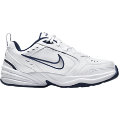 Nike Gym & Training Shoes Nike Air Monarch IV M - White/Midnight Navy/Metallic Silver