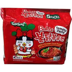 Buldak spicy noodles Samyang Spicy Chicken Ramen Tomato Pasta Buldak 4.9oz 5