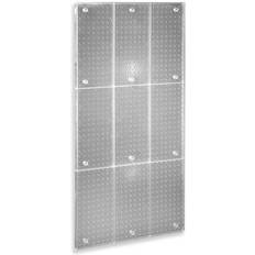 Wall Panels Azar 48(H) x 24(W) Pegboard Wall Panel, Clear Frosted Quill