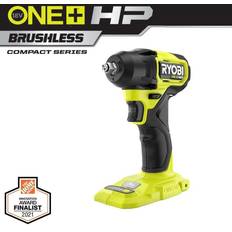 Drills & Screwdrivers Ryobi Techtronic Industries PSBIW01B 0.375 in. 18V Brushless Cordless Compact Impact Wrench Tool