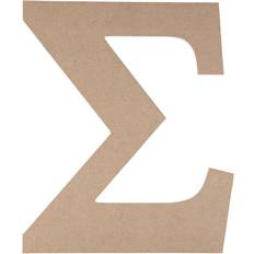 Letter Juvale Unfinished Wooden Letters, Greek Life Letter Sigma 9.75 11.6 in