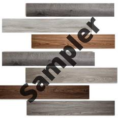 Lucida Surfaces Luxury Vinyl Floor Tiles-Peel & Stick Adhesive Flooring for DIY Installation-5 Sample Wood-Look Planks-6 inch x 12 inch
