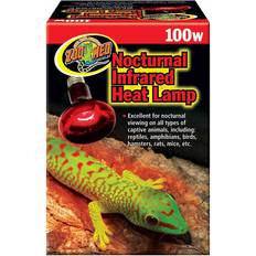Incandescent Lamps Zoo Med Nocturnal Infrared Heat Lamp, 100 W