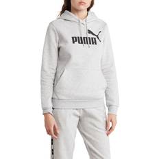 Puma Tops Puma Essentials Logo Pullover Hoodie Grey