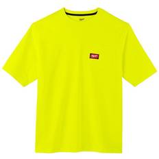 Milwaukee Clothing Milwaukee Heavy Duty Hi Vis Yellow Pocket Short Sleeve T-Shirt