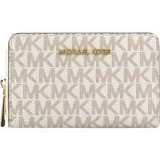 White Wallets & Key Holders Michael Kors Small Logo Wallet