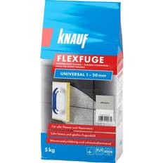 Zement- & Betonmörtel Knauf Fugenmörtel Flexfuge Universal silbergrau 5 kg