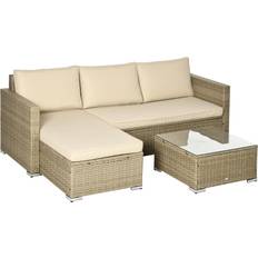 OutSunny Outdoor Lounge Sets OutSunny 3 Pieces
