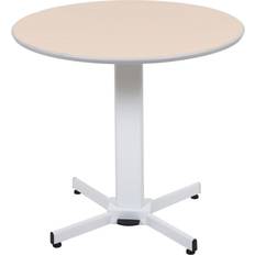 Work Benches Luxor Pneumatic Adjustable Multi-Functional Round Pedestal Table