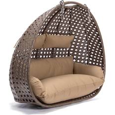 Home Deluxe Polyrattan Hängesessel TWIN
