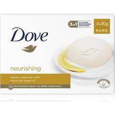 Dove Körperseifen Dove Nourishing Beauty Cream Bar with Moroccan Argan Oil 90g 4-pack