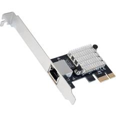 PCI Network Cards & Bluetooth Adapters Syba SY-PEX24076 Single Port 2.5 Gigabit Ethernet Pci-e X1 Controller Card Nic