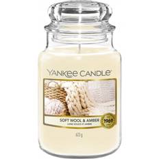 Yankee Candle Soft Wool & Amber Scented Candle 22oz