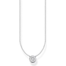 Halsketten Thomas Sabo Silver CZ Classic Circle Necklace