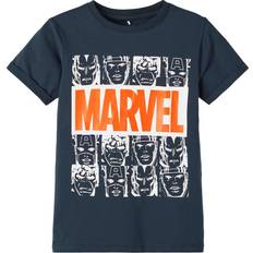 Marvel T-Shirts Name It Dark Sapphire Mackin Marvel T-Shirt 146/152 146/152