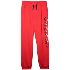 Givenchy Boy's Split Logo Sweatpants Red