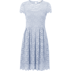 Knielange Kleider Vila Kalila Cocktail Dress - Light Blue