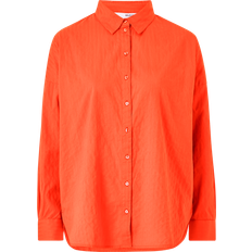 Dame - Oransje Skjorter Selected Oversized Skjorte orange