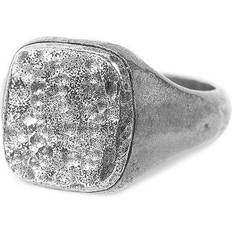 Signet Rings John Varvatos Artisan Distressed Signet Ring - Silver