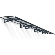 Roof Equipment Transparent, Gray Canopia Herald 6690 22 5 Polycarbonate/Galvanized Steel Awning