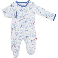 Magnetic Me Nightwear Magnetic Me By Magnificent Baby Newborn Roarsome Friends Footie In Blue Blue Newborn