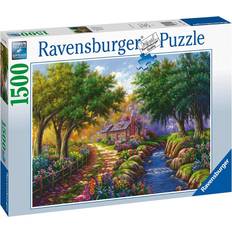 Klassische Puzzles reduziert Ravensburger Cottage By The River 1500 Pieces