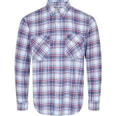 Levi's Blue Western Style Check Shirt