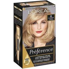 Solbeskyttelse Permanente hårfarger L'Oréal Paris Préférence #8 California Light Blonde