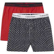 Calvin klein boxers Calvin Klein 2-pak Holiday Woven Boxers Red/Black