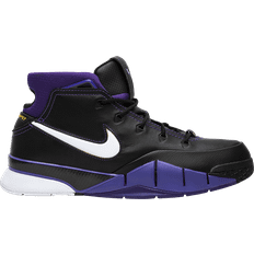 5.5 - Nike Kobe Bryant Basketball Shoes Nike Zoom Kobe 1 Protro M - Black/White/Varsity Purple/Canyon Gold