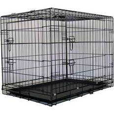 Go Pet Club Dog Cages & Dog Carrier Bags - Dogs Pets Go Pet Club 2 Doors Metal Dog Crate with Divider 36" 61x66