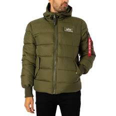 Puffer jacket green Alpha Industries Puffer Hood Jacket - Green