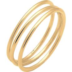 Elli Ring Wickelring Filigran Blogger Trend 925 Silber Gold